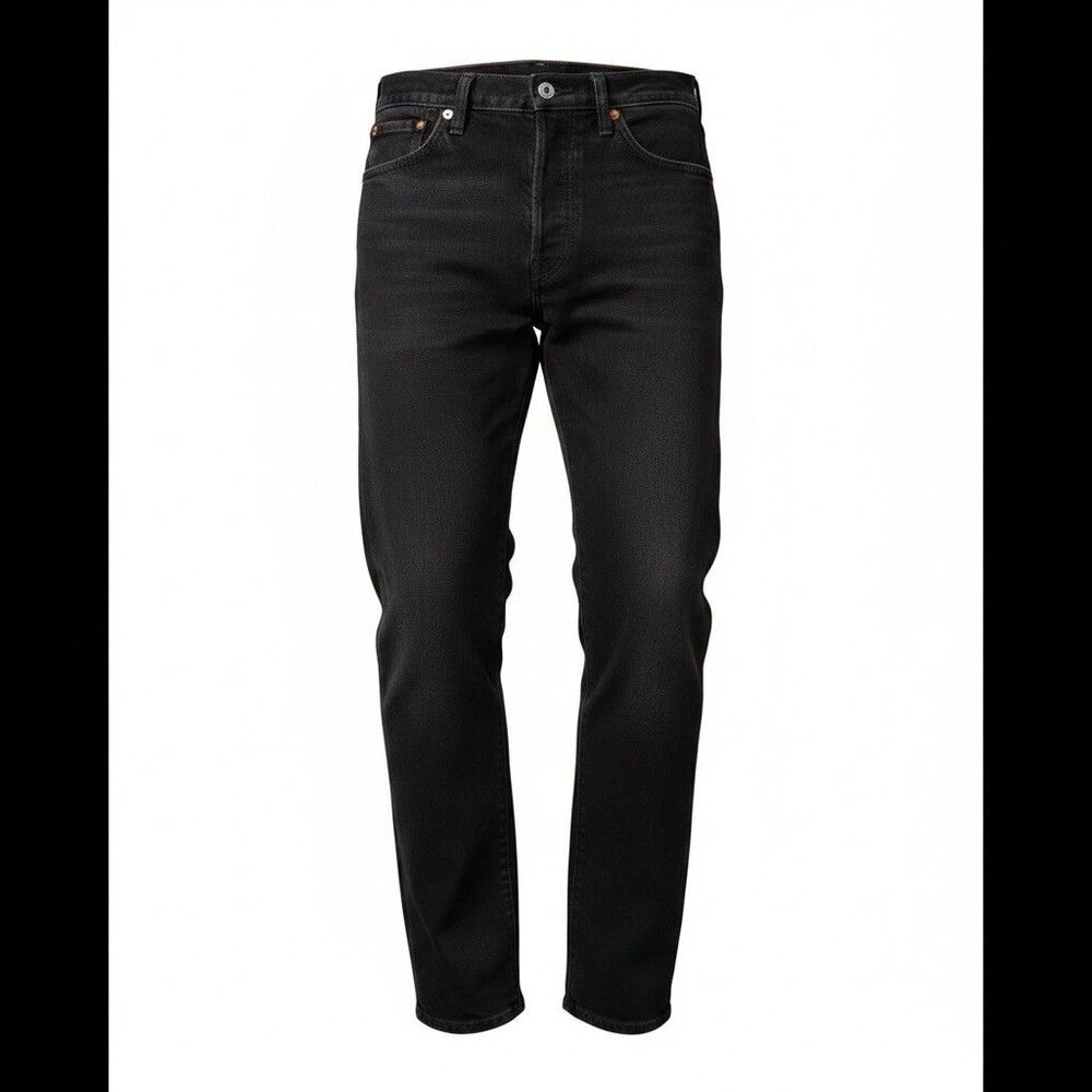 Levis 501 Men Jeans Magic Black Denim 33x30 Straight Leg